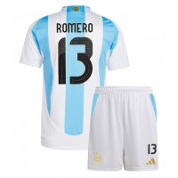 Argentinien Cristian Romero #13 Fußballbekleidung Heimtrikot Kinder Copa America 2024 Kurzarm (+ kurze hosen)